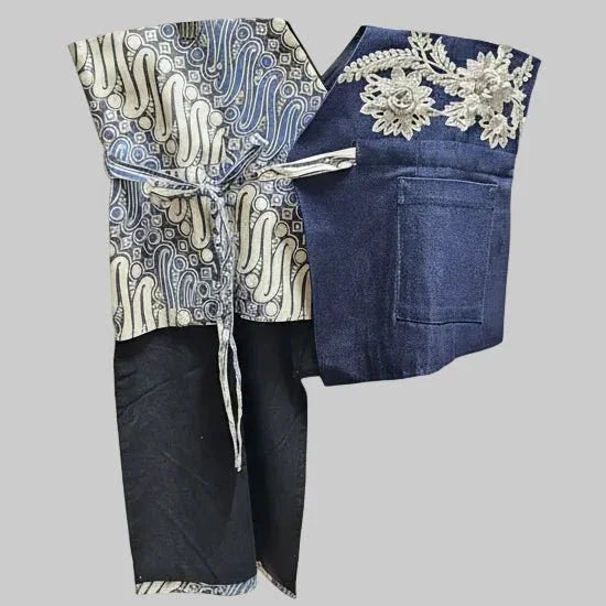 NYANA NYANA | Patchwork Embroidery Batik Obi Belt