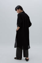 SAERO COLLECTIVE | Oreum Shirt V. 1 [Long Ver.] | Black