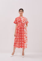 ANS.EIN | PERANAKAN TILES Wrap Dress