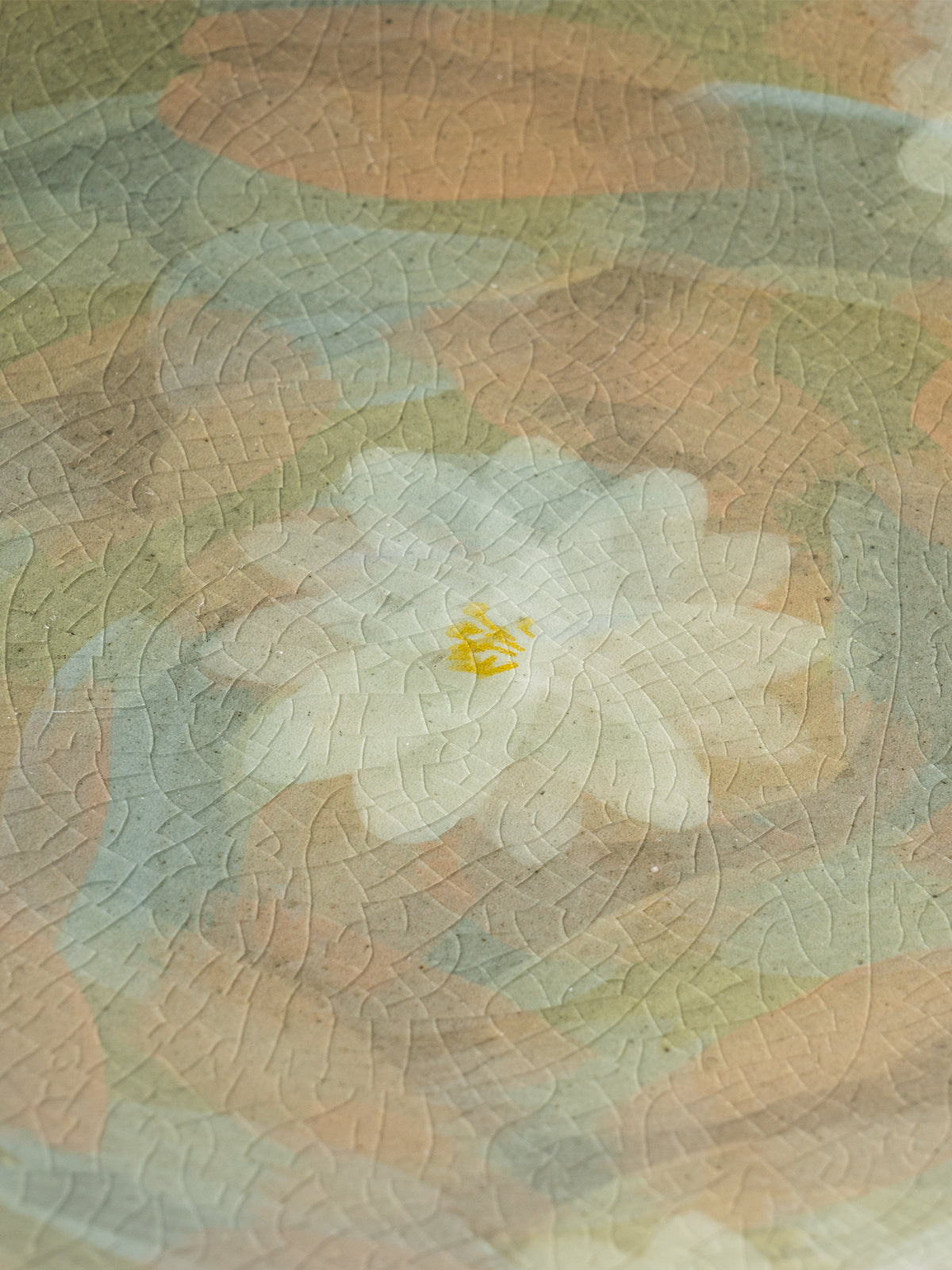 CRAFILAB | Ice Flake Glaze & Daisy Teapot Stand