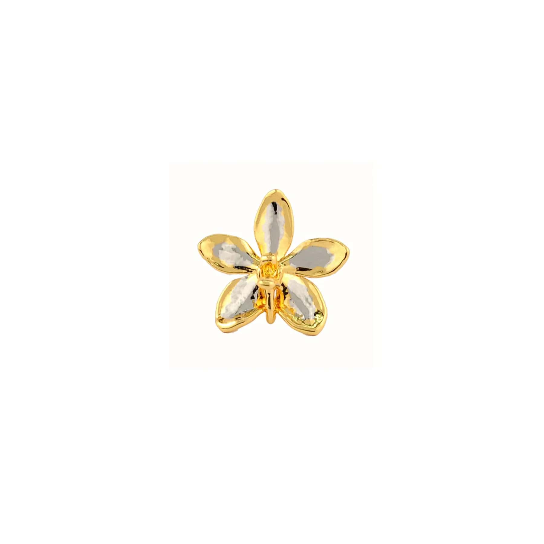RISIS | Aeridovanda Vieng Ping Orchid Brooch/Pendant in Gold & Palladium