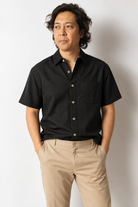 DUXTON | Regular Fit Button Up Shirt - Swiss Dot