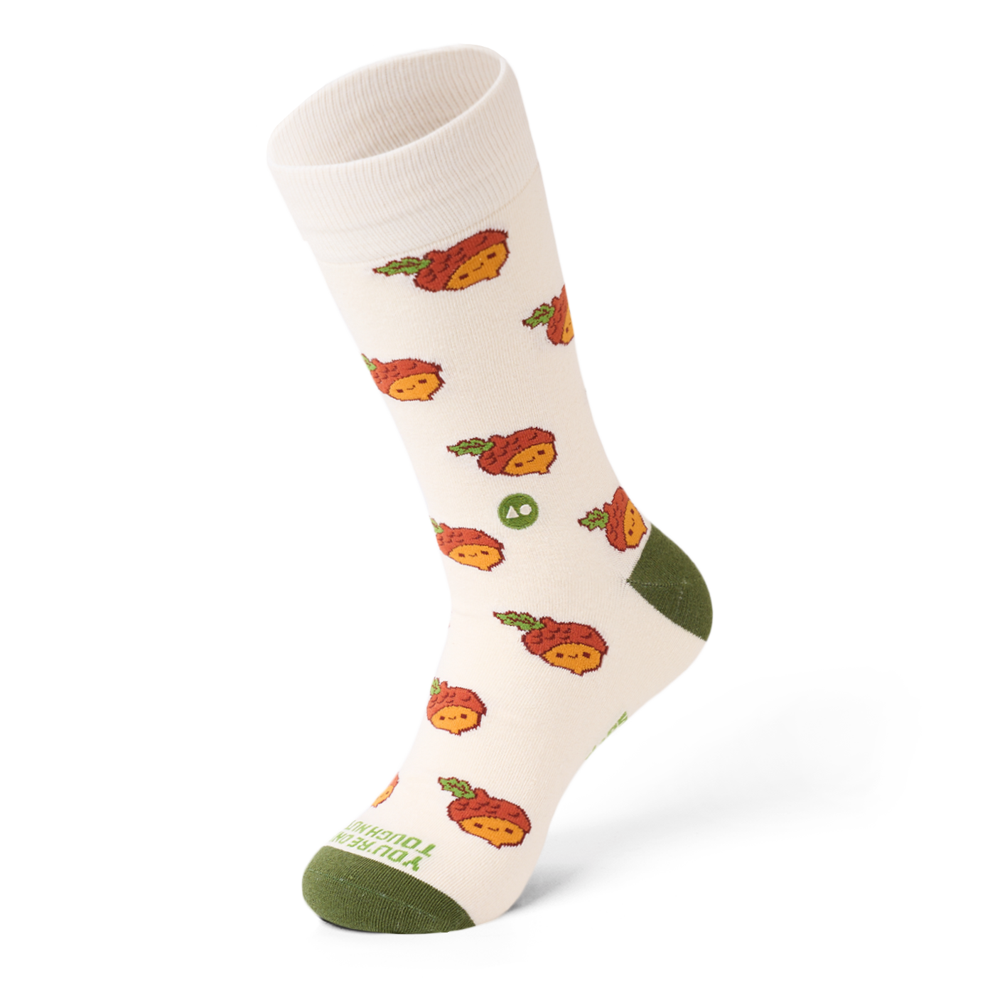 TALKING TOES | Tough Acorn Sock | Cream