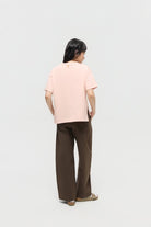 3EIGHTH | SOKKO Zip Tee in Blush Pink