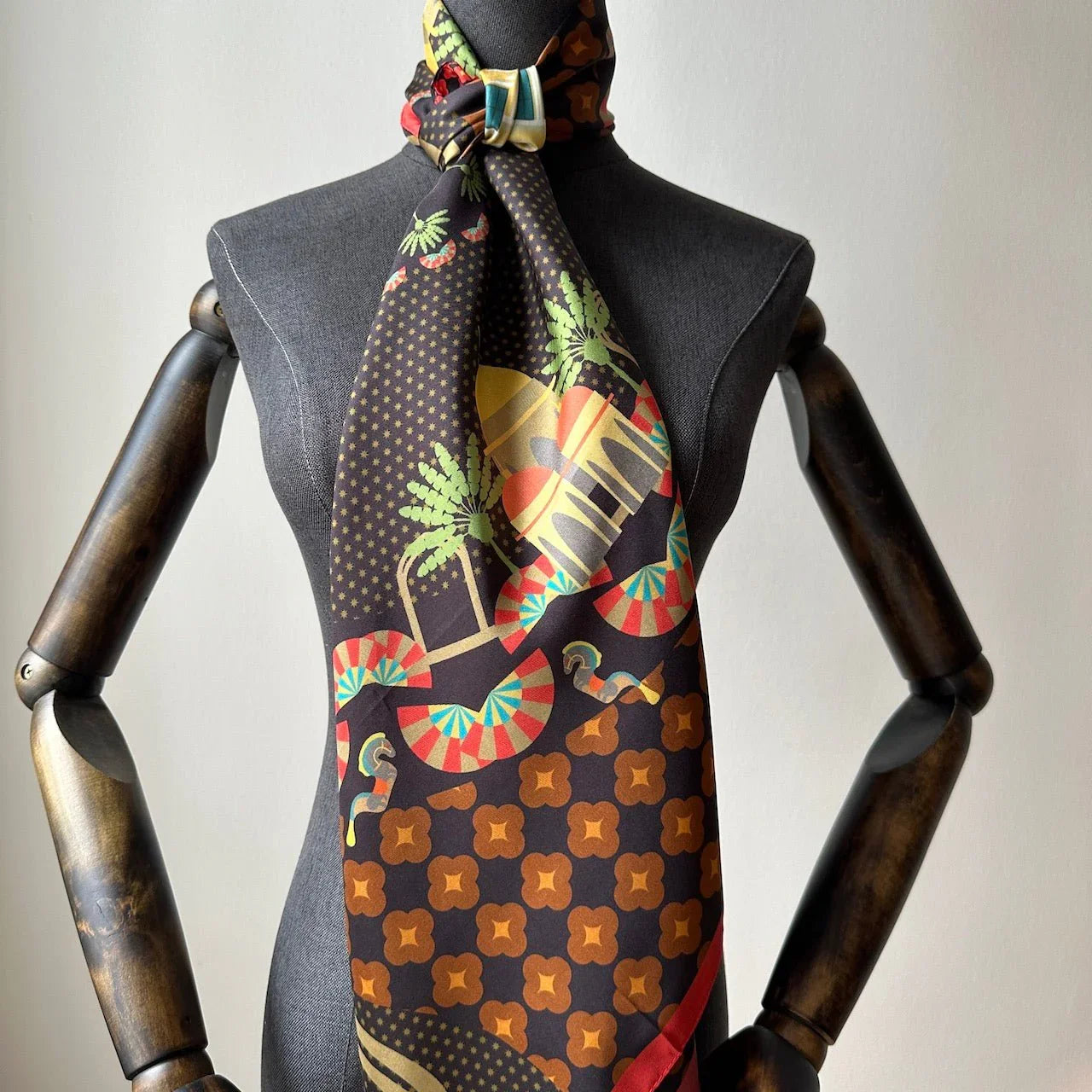 BINARY STYLE | Festive Night At Kampong Glam Silk Square Scarf 87x87cm