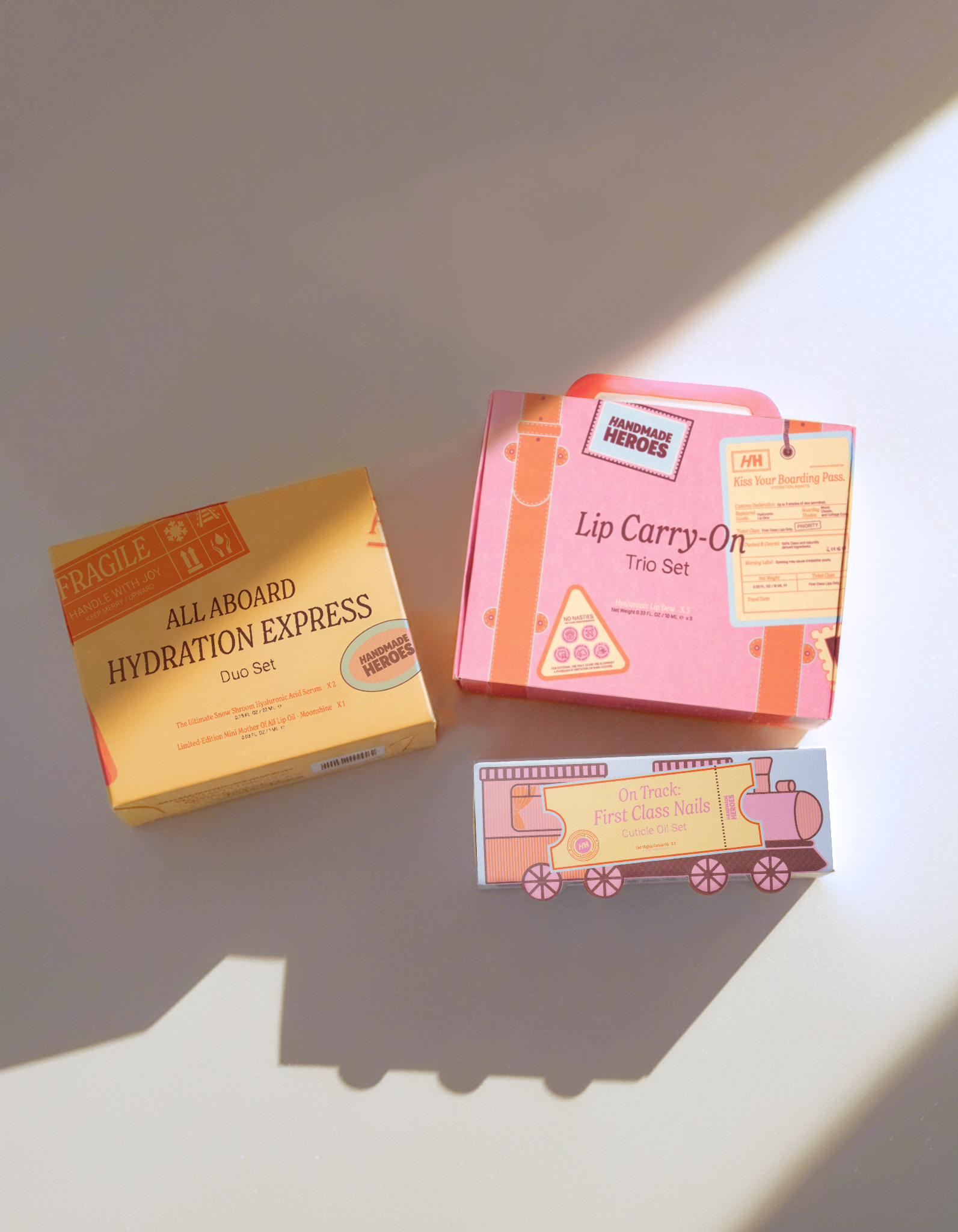 HANDMADE HEROES | Lip Dew Carry-On Trio Set