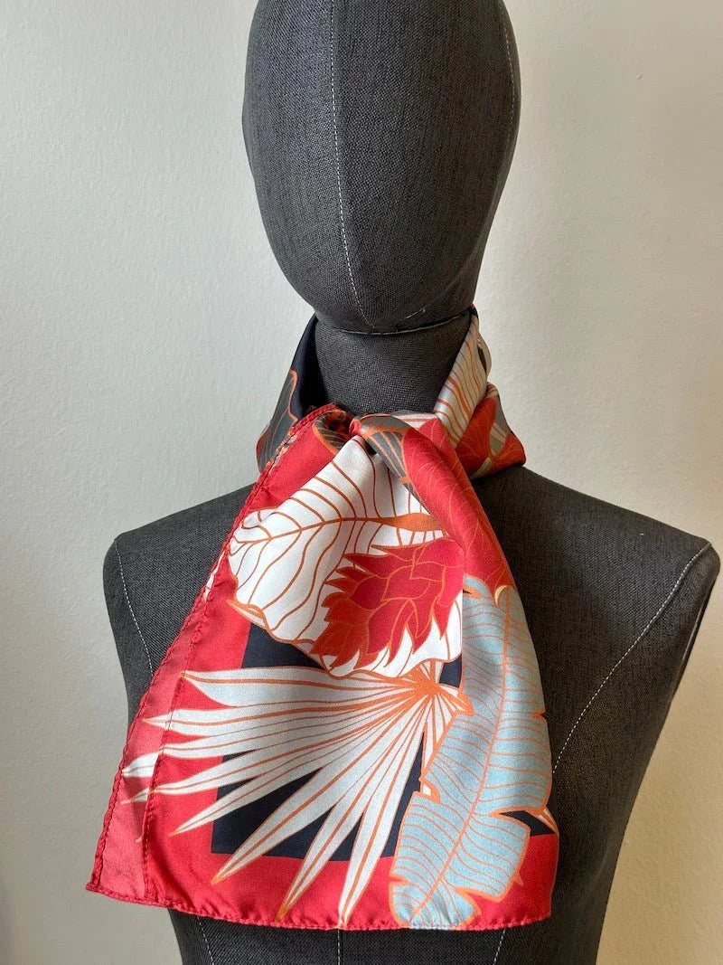 BINARY STYLE | Tropical Party Silk Scarf