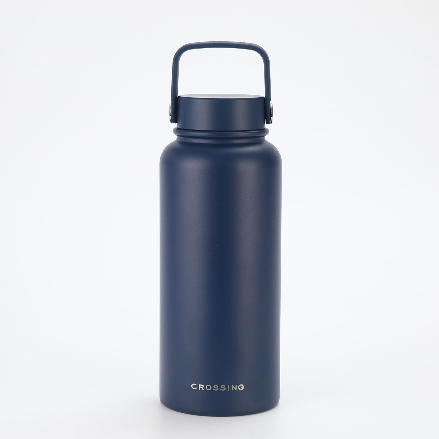 CROSSING | 1000ml Urban Ceramic S/S Insulated Flat Cap Bottle With Handle