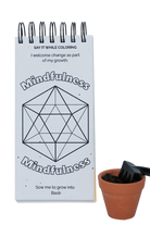 PURPLE & PURE | Sacred Geometry Planatable Colouring Book