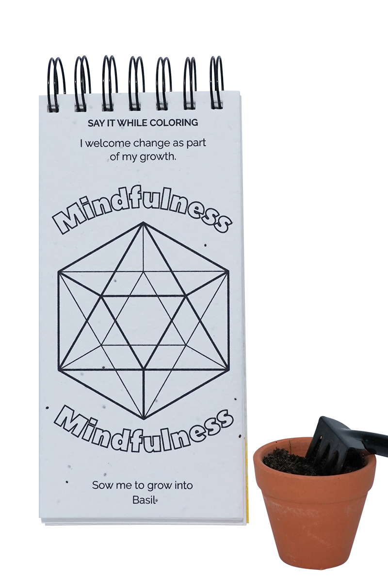 PURPLE & PURE | Sacred Geometry Planatable Colouring Book