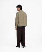 GRAYE | Gathered Wrap Shirt