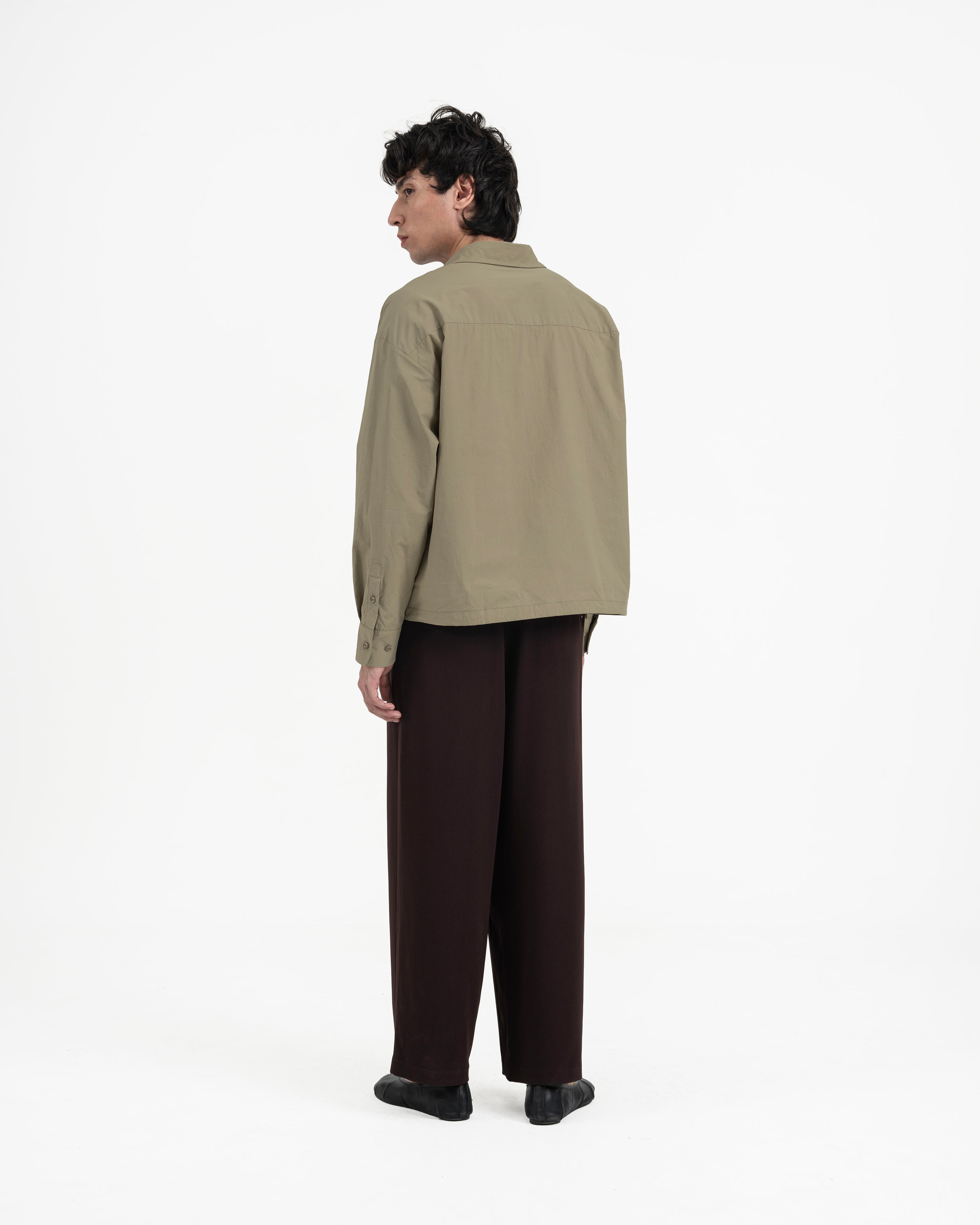 GRAYE | Gathered Wrap Shirt