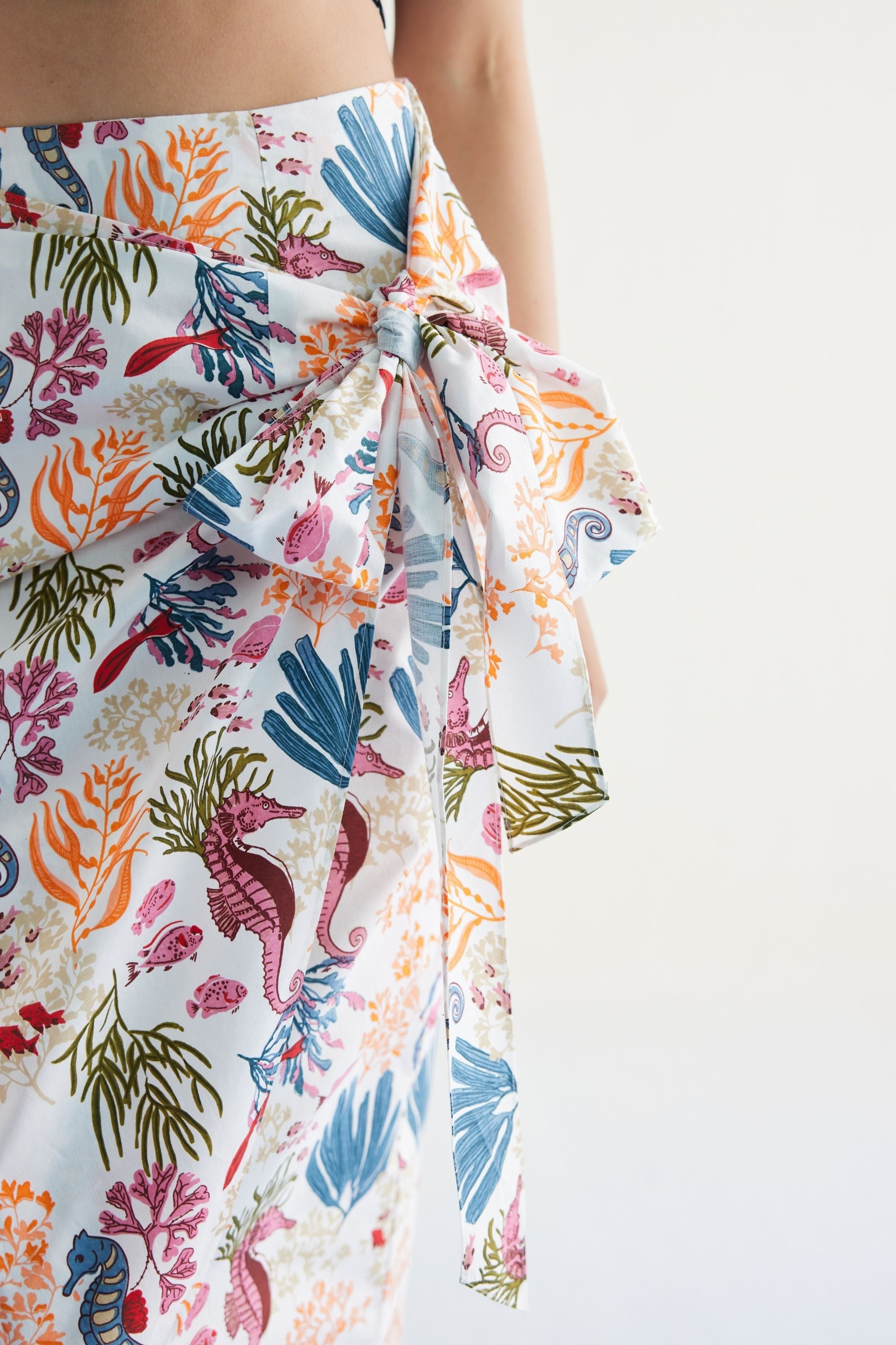 SUI | Blooming Reef Organic Cotton Wrap Skirt