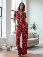 NIMBU | Moana Cranberry Women's Jumpsuit in Cotton