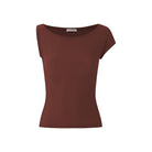 LAYERPLAN | Cotton Stretch Esmé Asymmetric T-Shirt Top