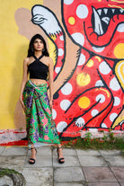 PHOTO PHACTORY | Jiwas Wrap Skirt | Singapore Girl Skirt | Green