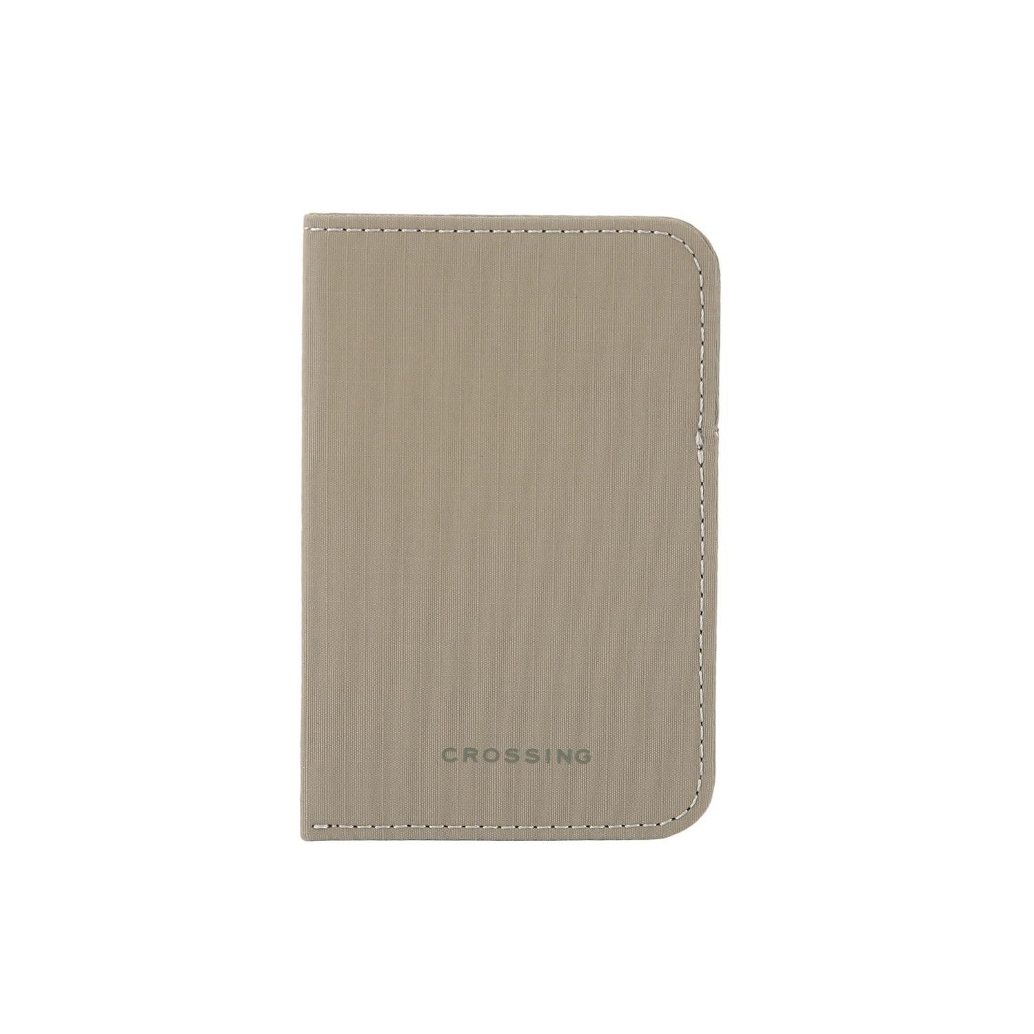 CROSSING | Waterproof Checked Nylon Card Sleeve RFID