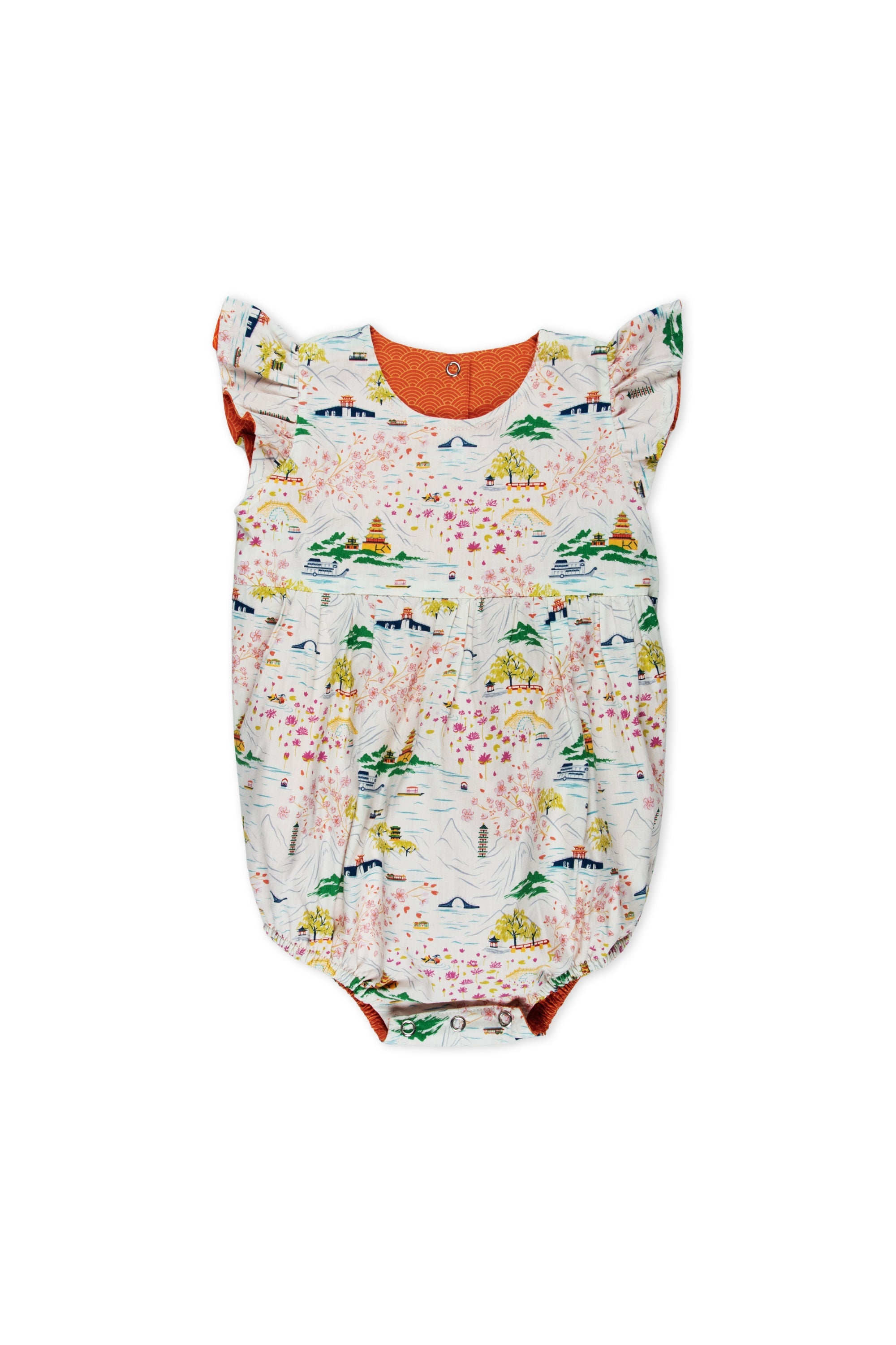 MAISON Q | Little Cavalry Reversible Girl Onesie