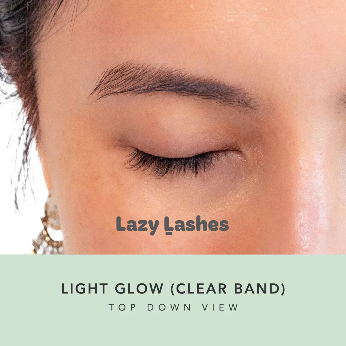 NODSPARK | Clear Band Everyday Light Glow Lazy Lashes