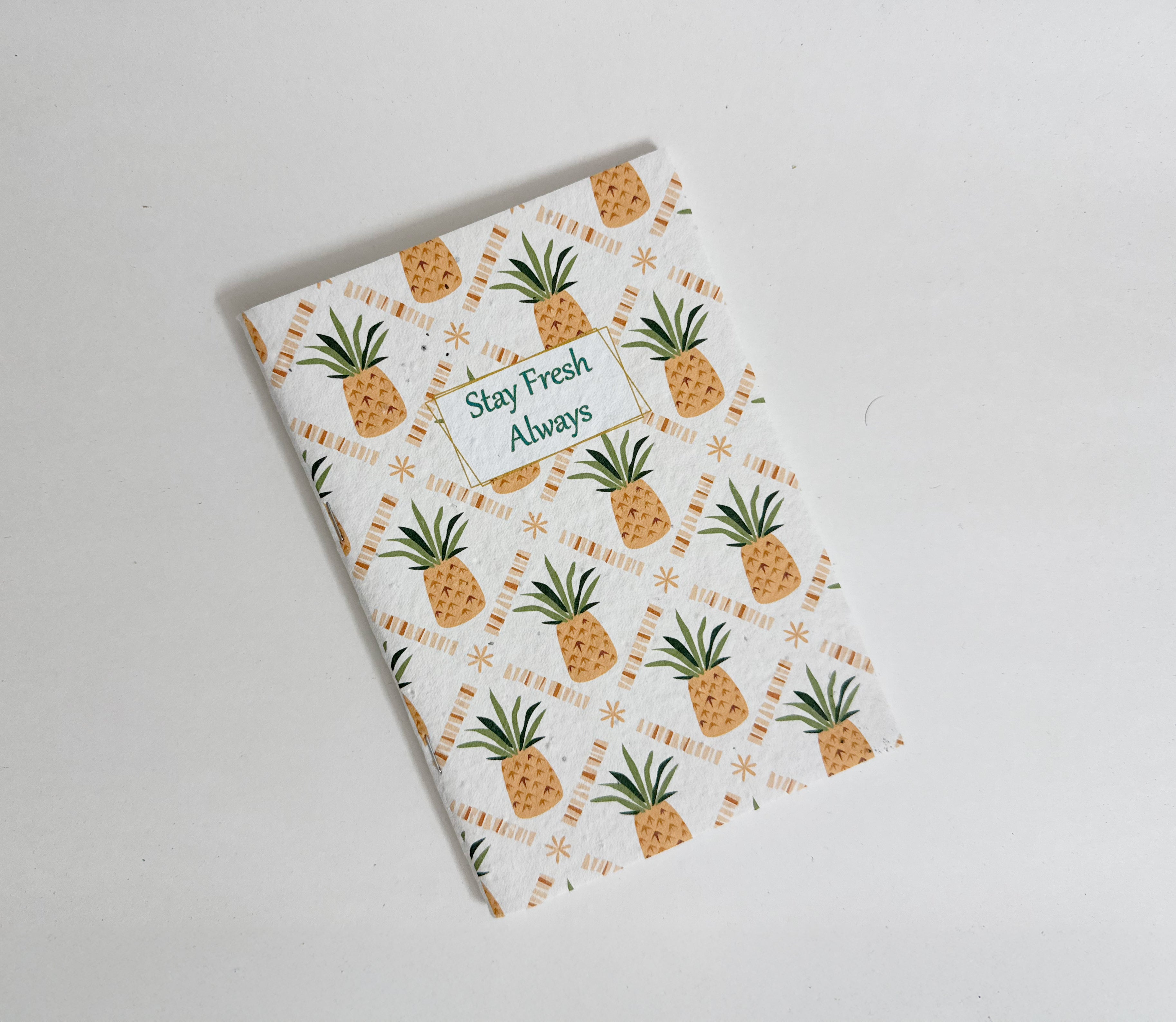 PURPLE AND PURE | Plantable Notebook Gift Set - Pineapple Pop