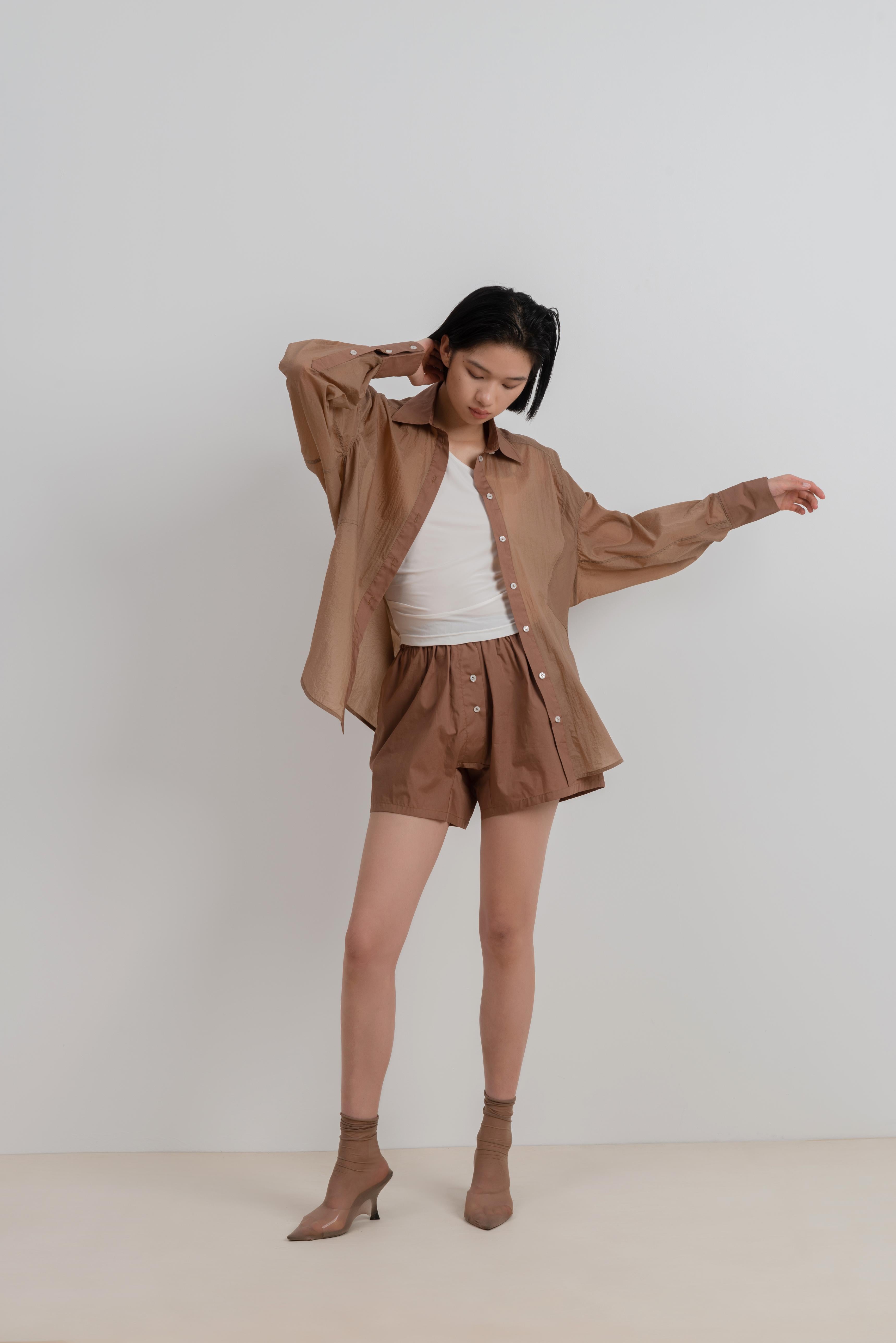 LAYERPLAN | Pieced Oversized Shirt Layers