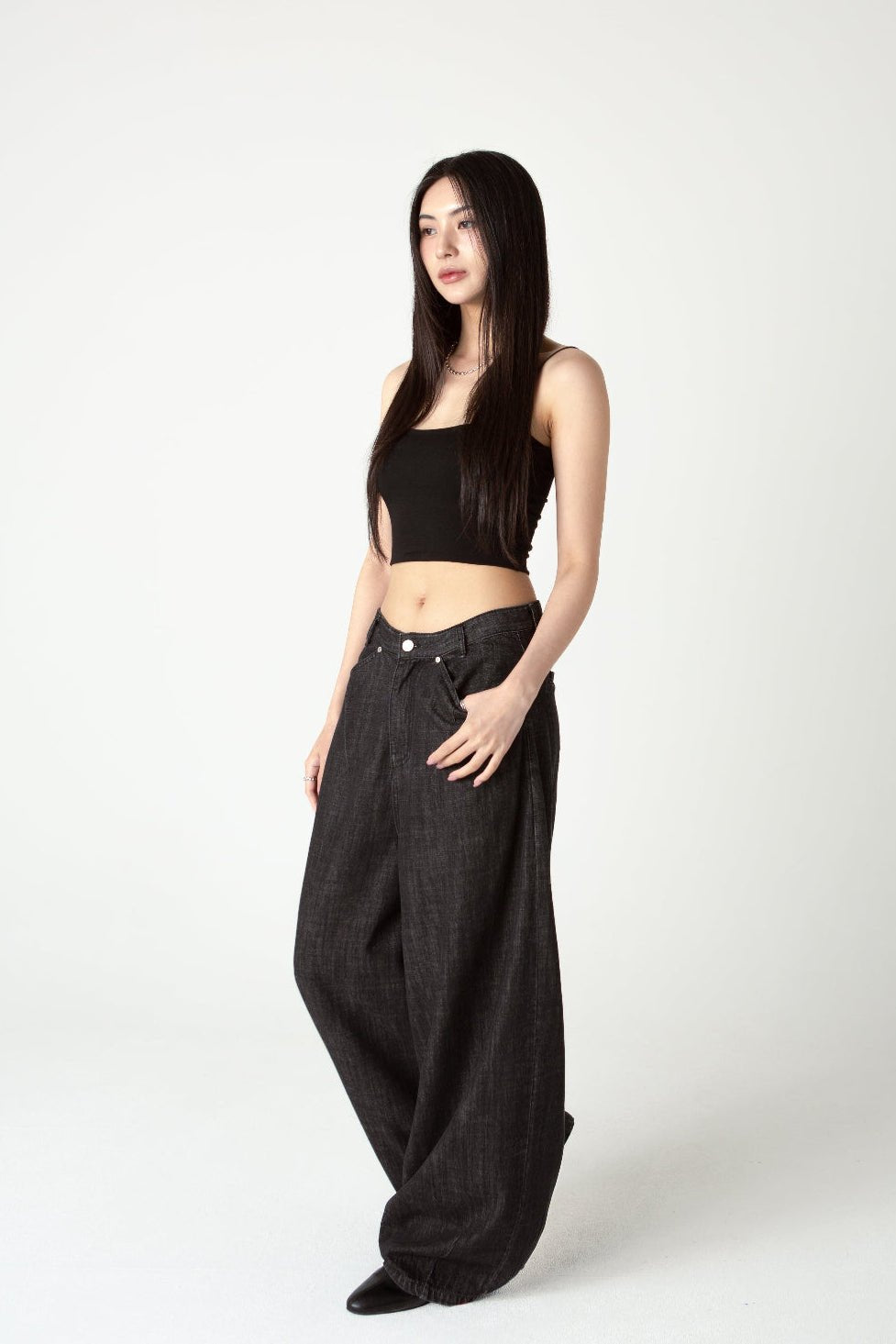 SAERO COLLECTIVE | Myeonsa Denim Jeans | Midnight Black