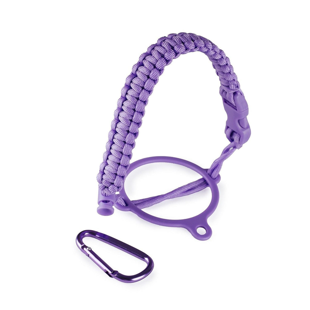 CROSSING | Paracord Bottle Carrier Strap W Carabiner