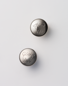 STUDIO QILING | Pebble Stud Earrings Silver