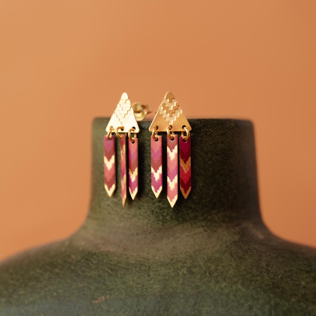 EMBRACE JEWELLERY | Chevron Tassel Earrings