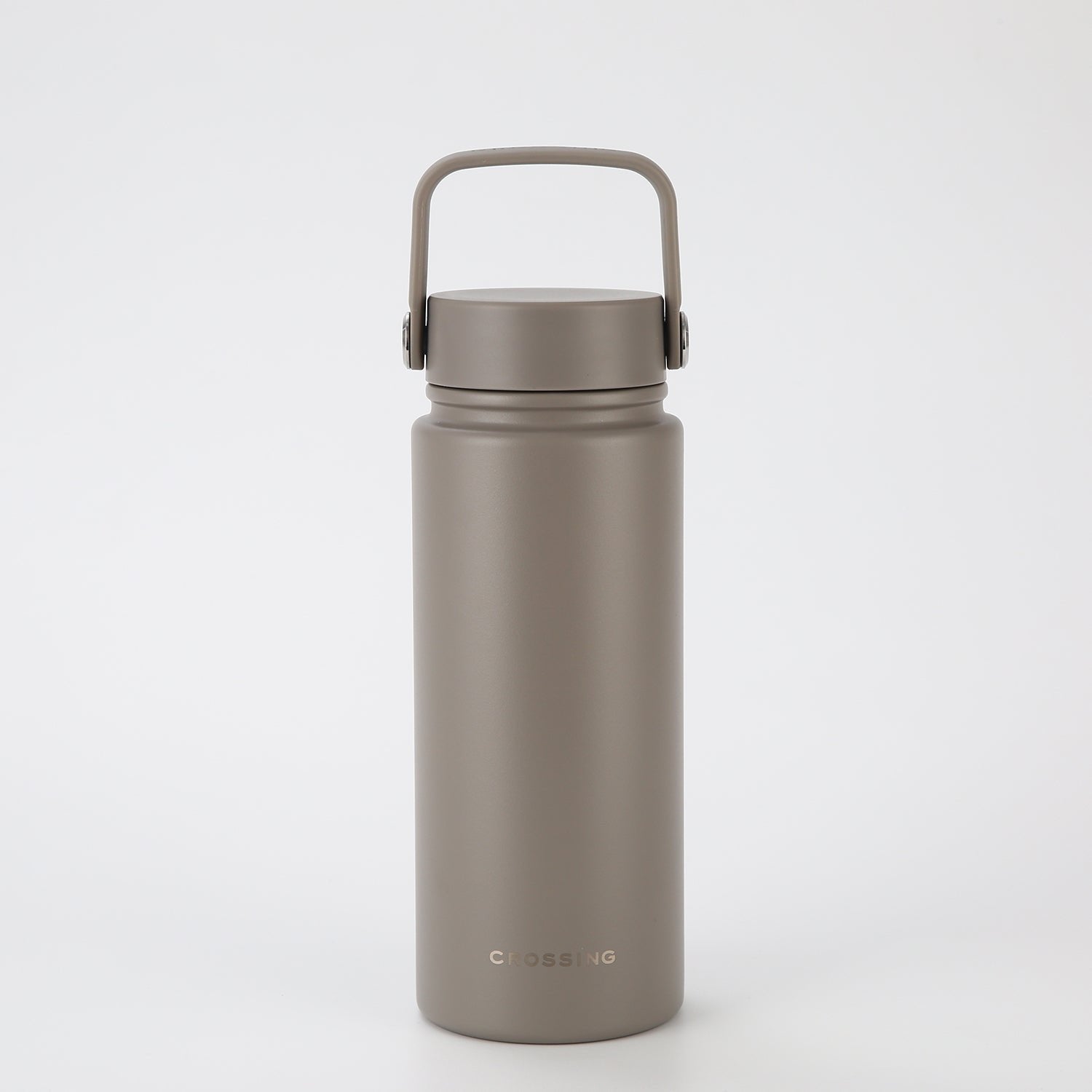 CROSSING | 600ml Urban Ceramic S/S Insulated Flat Cap Bottle With Handle