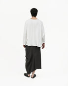 GRAYE | Offset Drape Pullover
