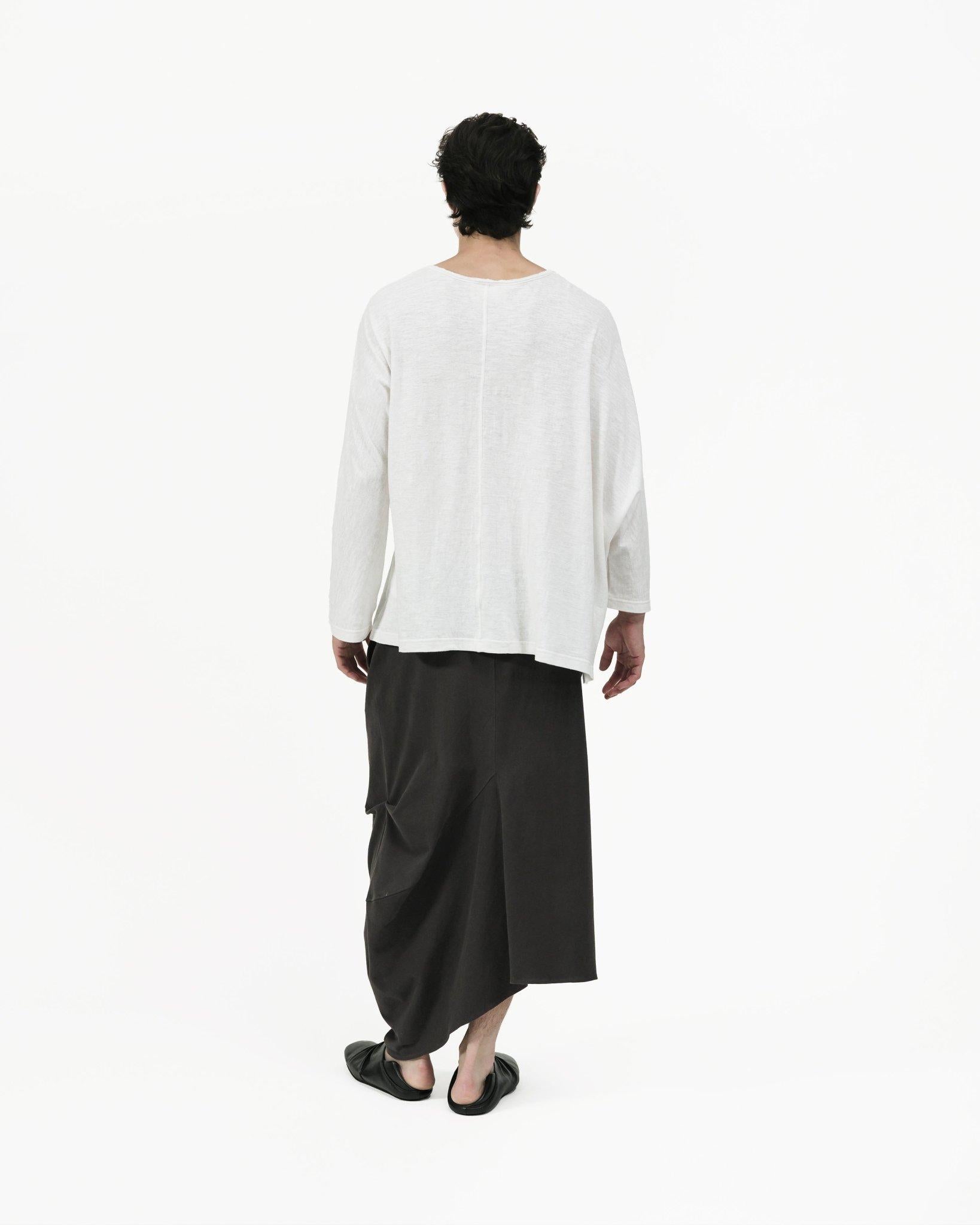 GRAYE | Offset Drape Pullover