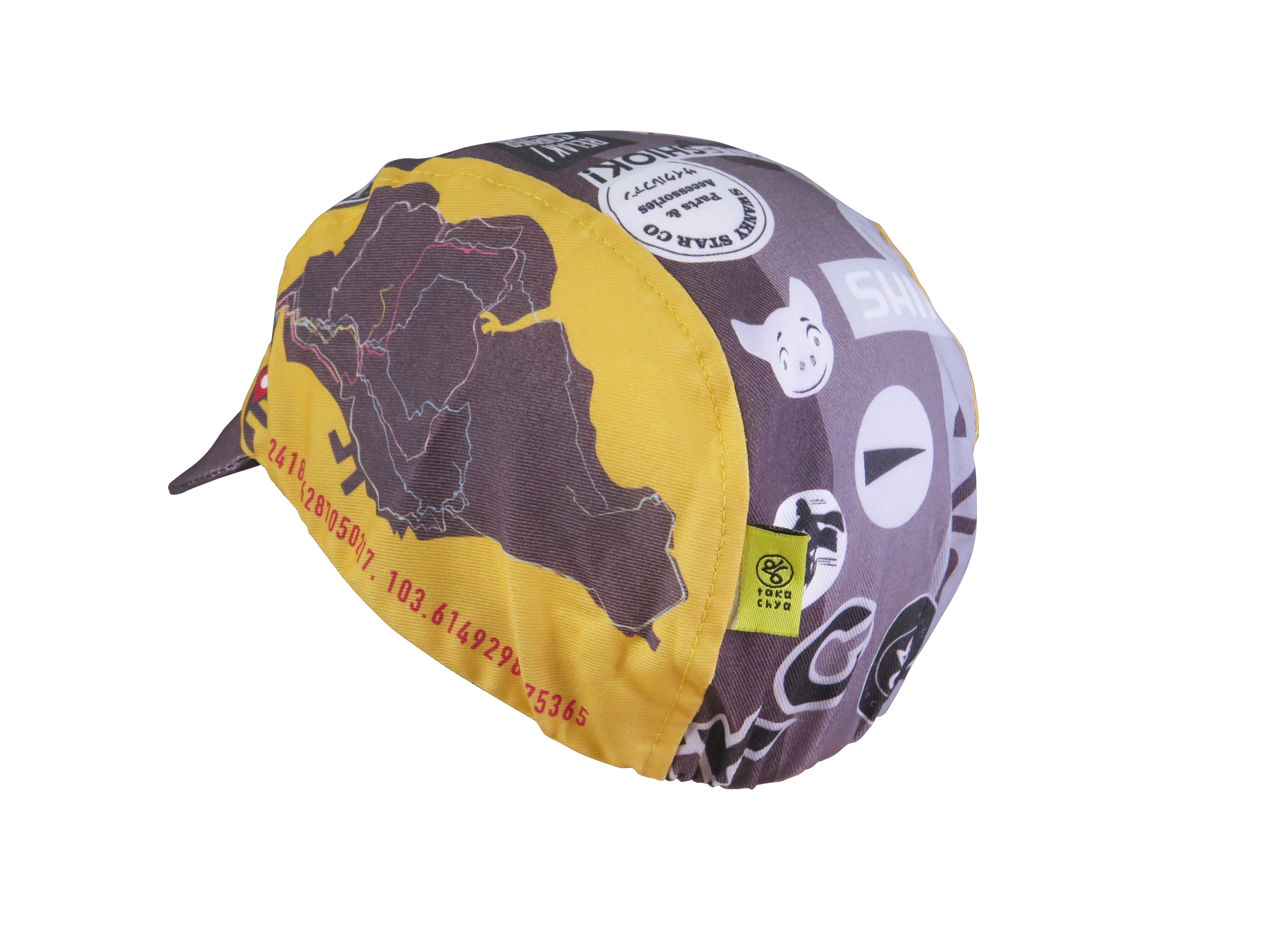 A DESIGN BY TAKACHYA | Cycling Cap - Mission to Tuas Grayscale