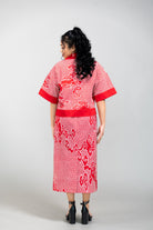 STUDIO GYPSIED | Batik Crop Jacket In Tumbuh Saga Seed Red