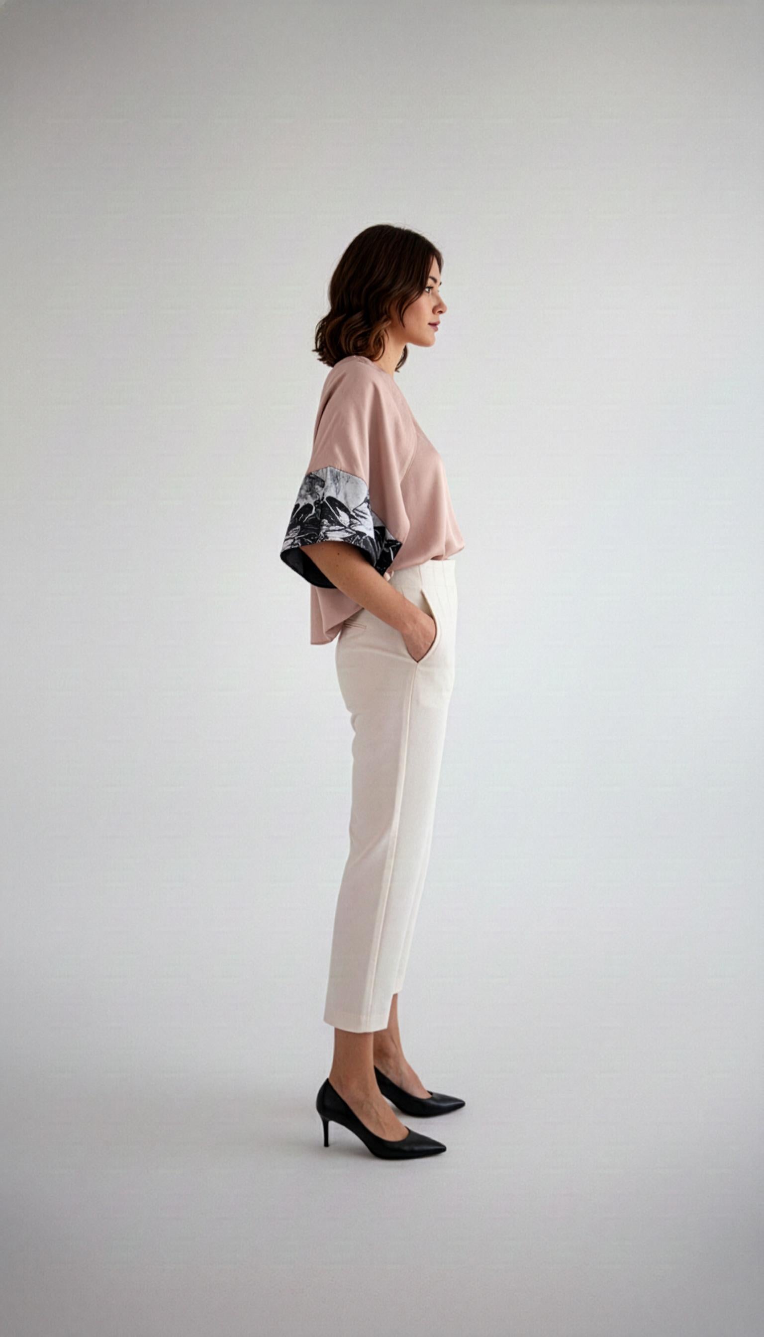 WOLF & BYRD | Blush Tides Blouse