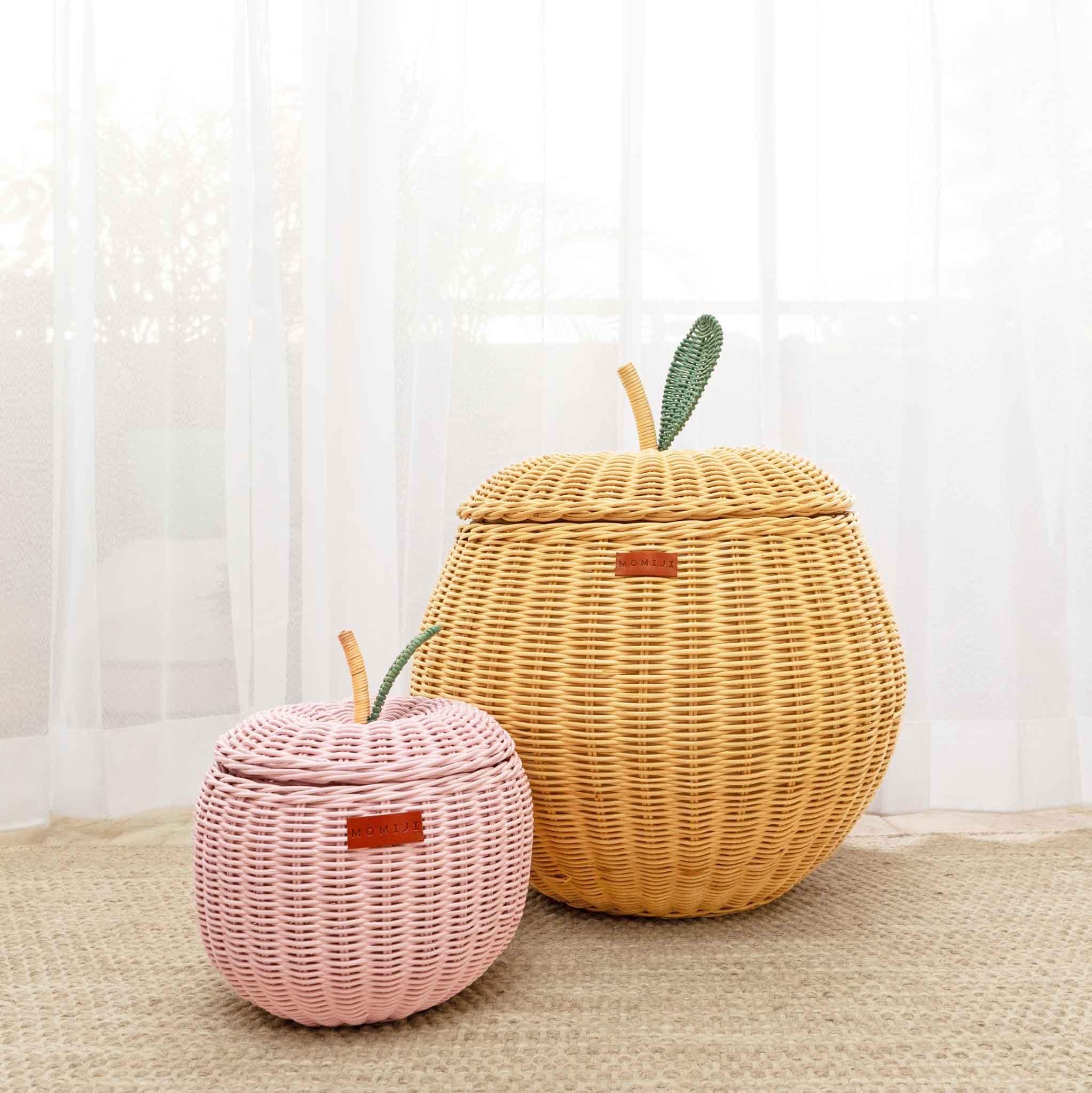 MOMIJI | Apple Basket - Small Pink