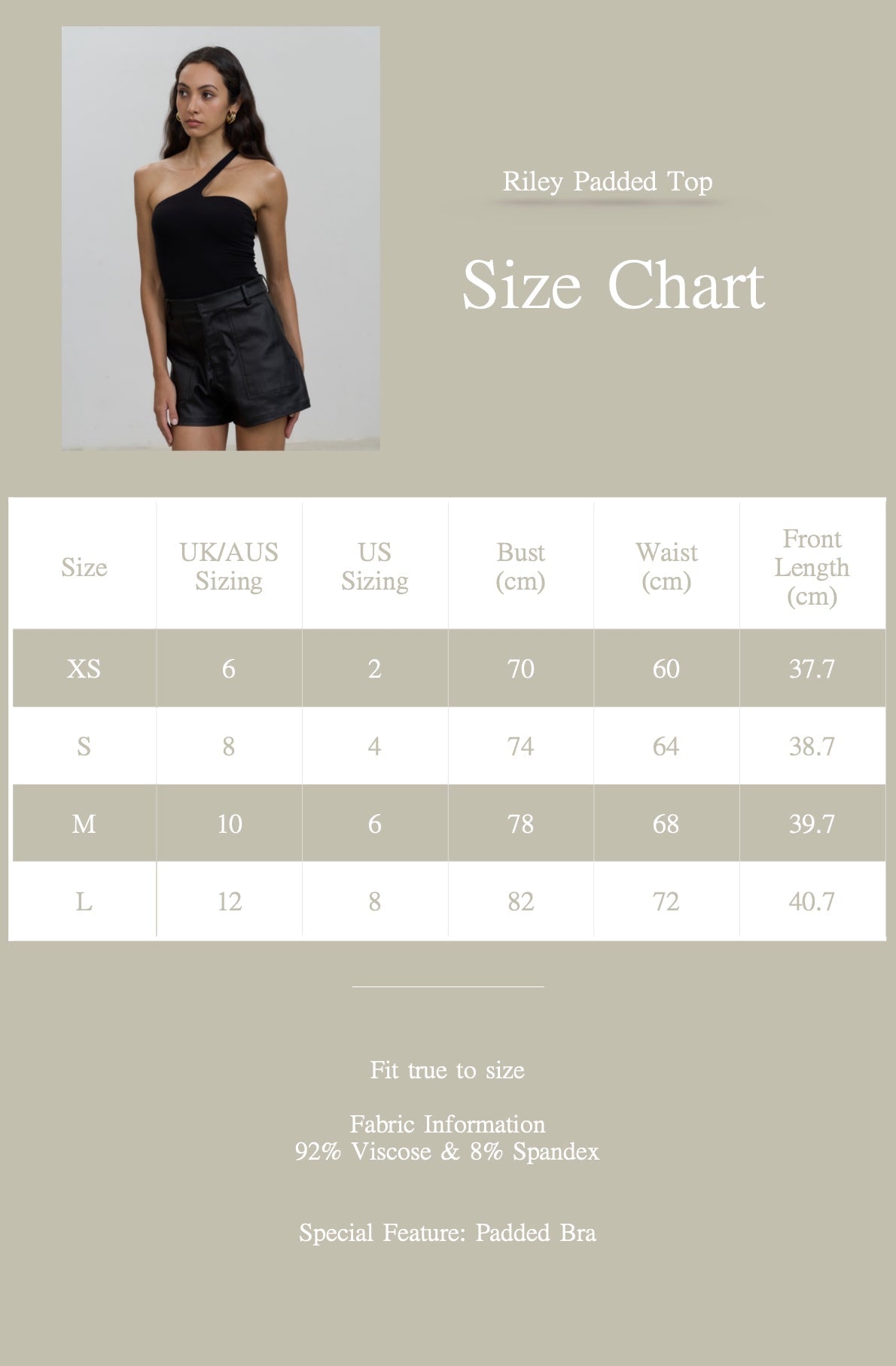 EMVY | Riley Padded Top - Black