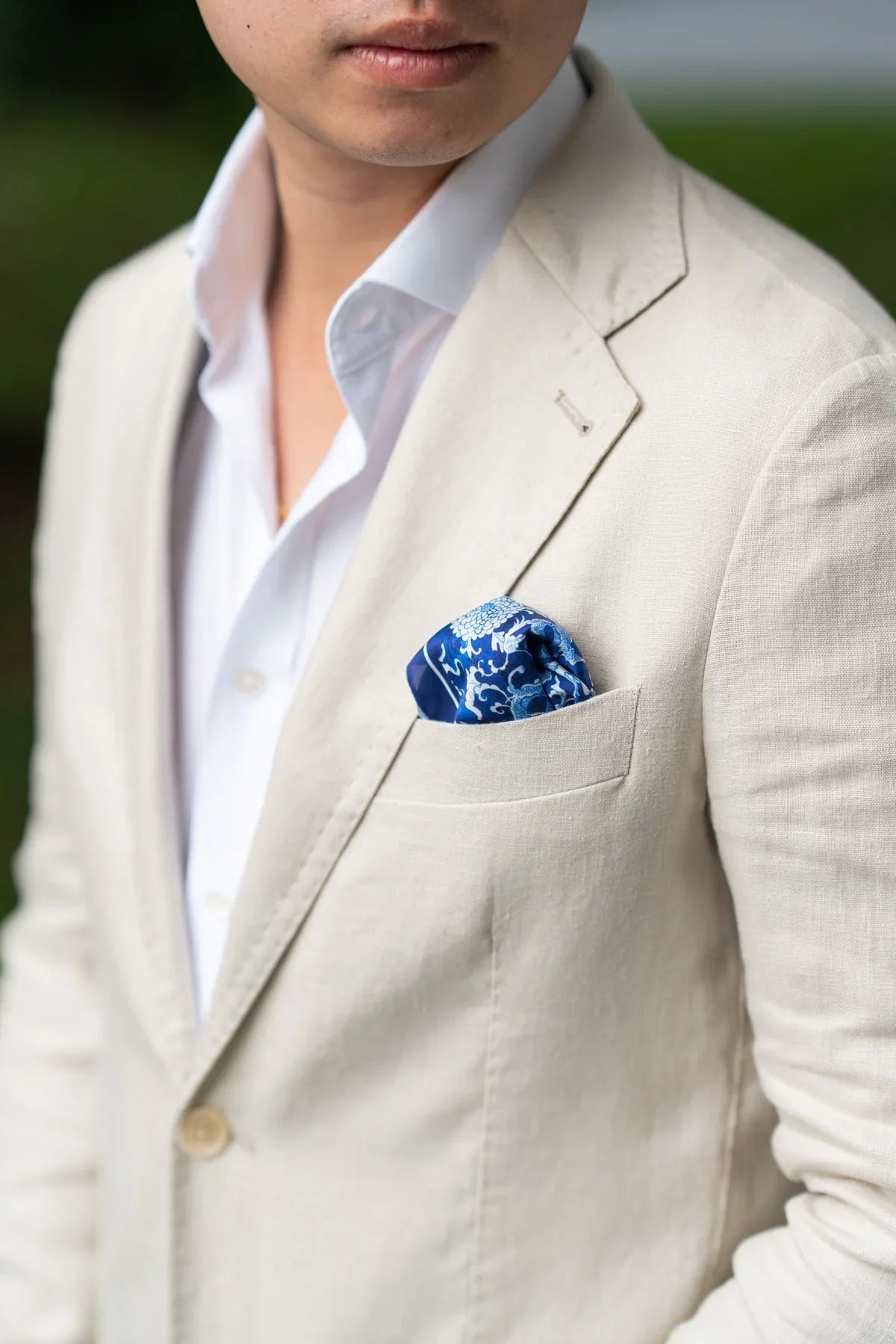 SINGLAPA | Dragon Pocket Square