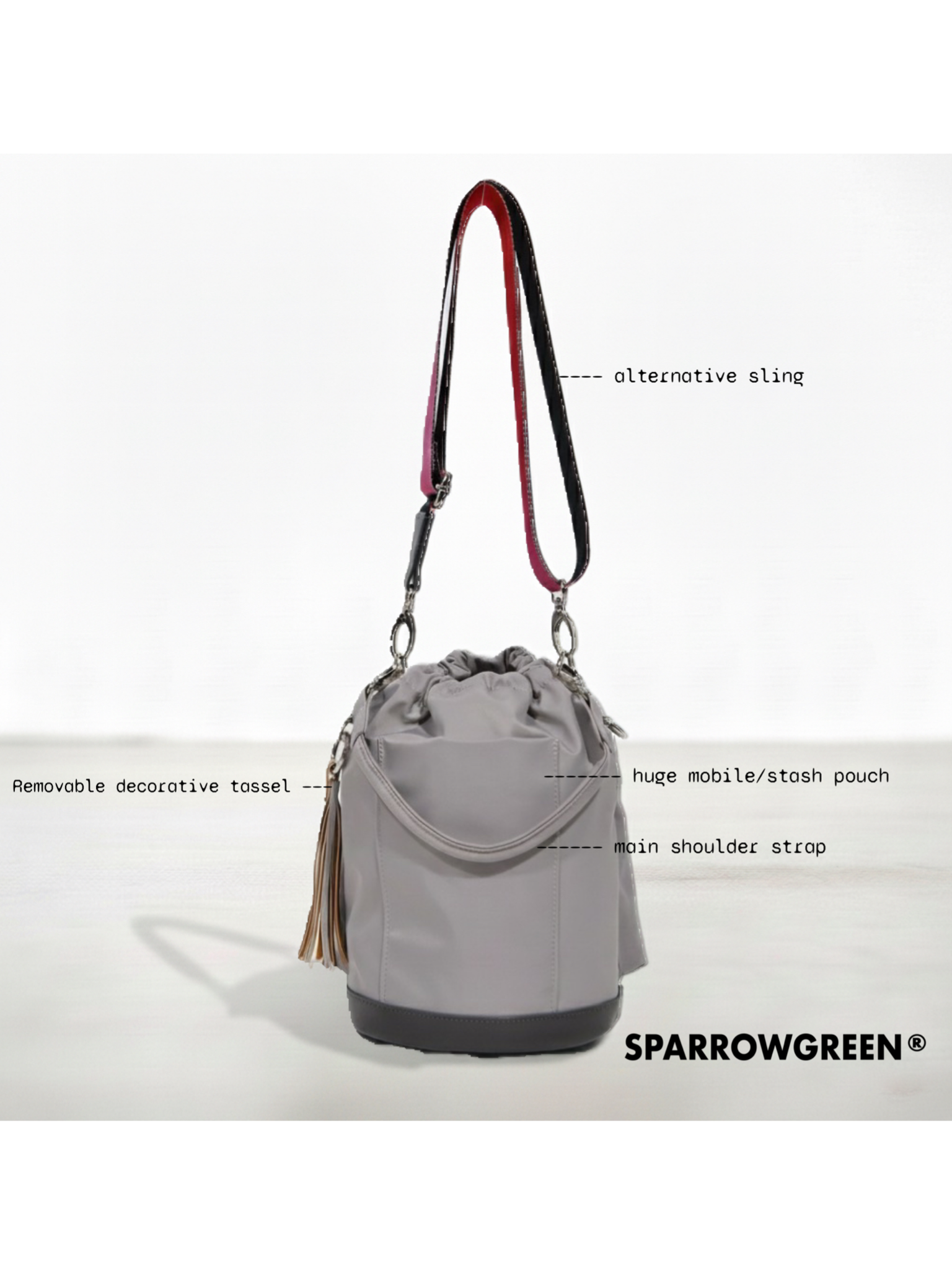 SPARROW GREEN | Brinkley Bucket Bag