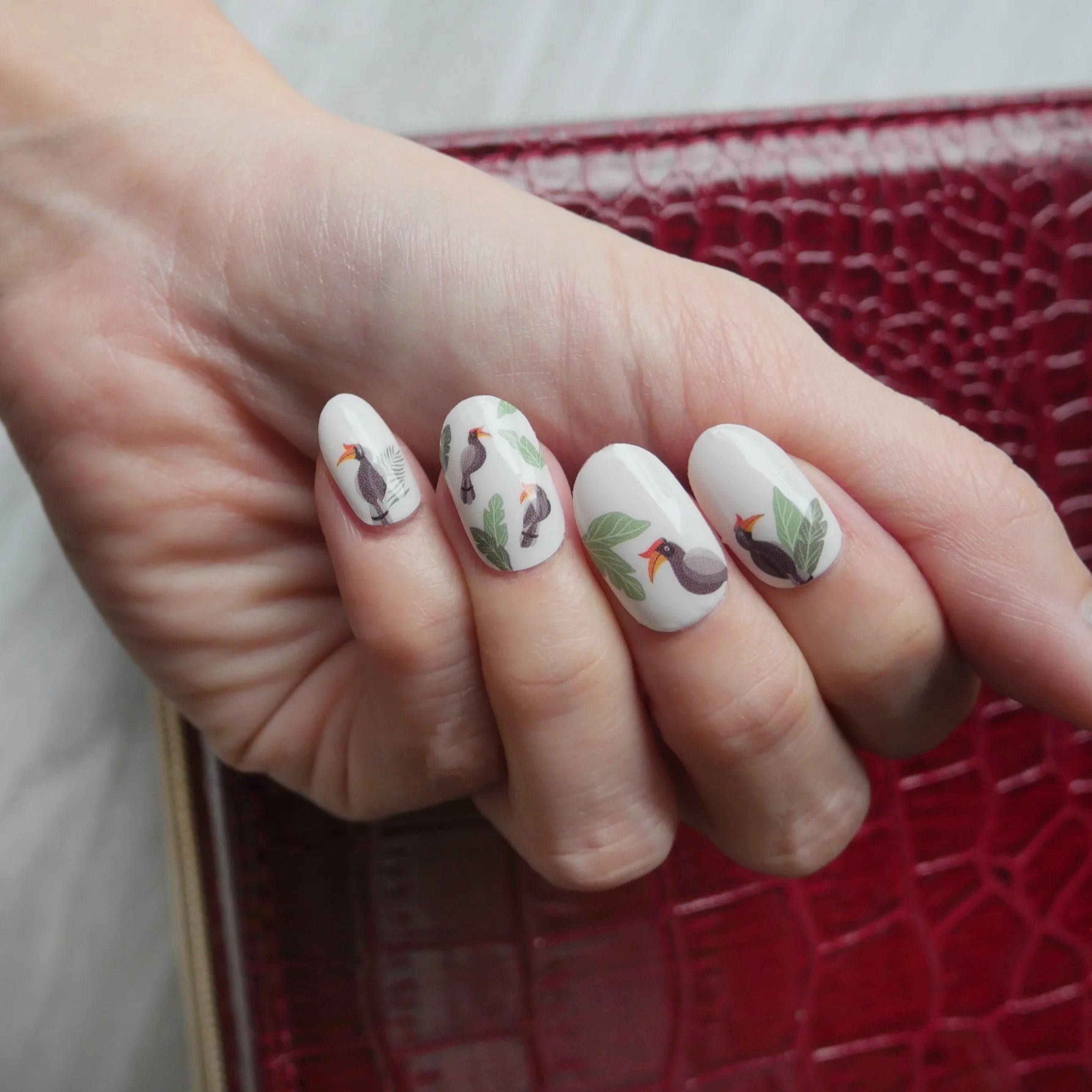 NODSPARK | Hornbill Nail Wrap Manicure