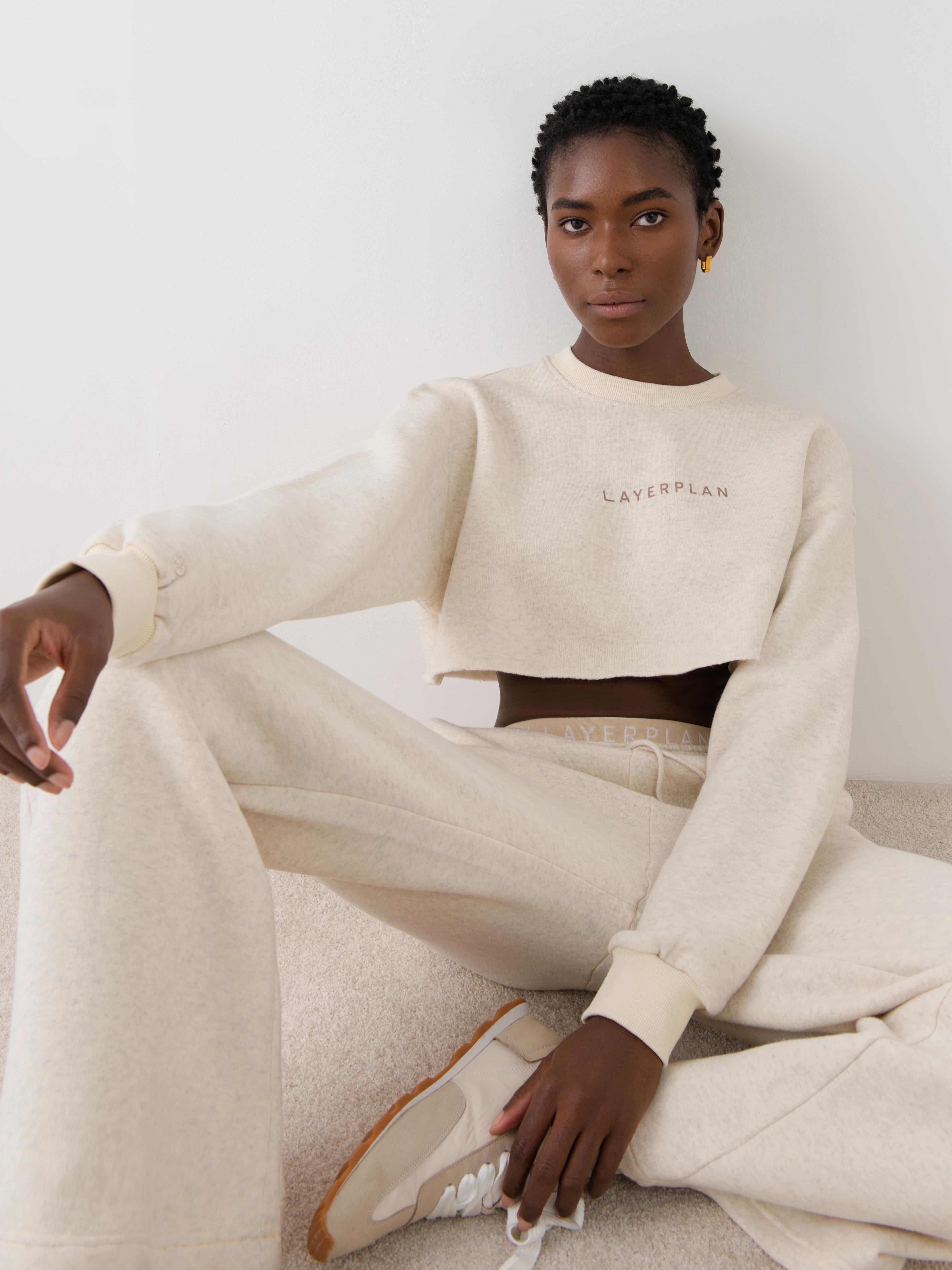 LAYERPLAN | LP Wideleg Logo Sweater Set