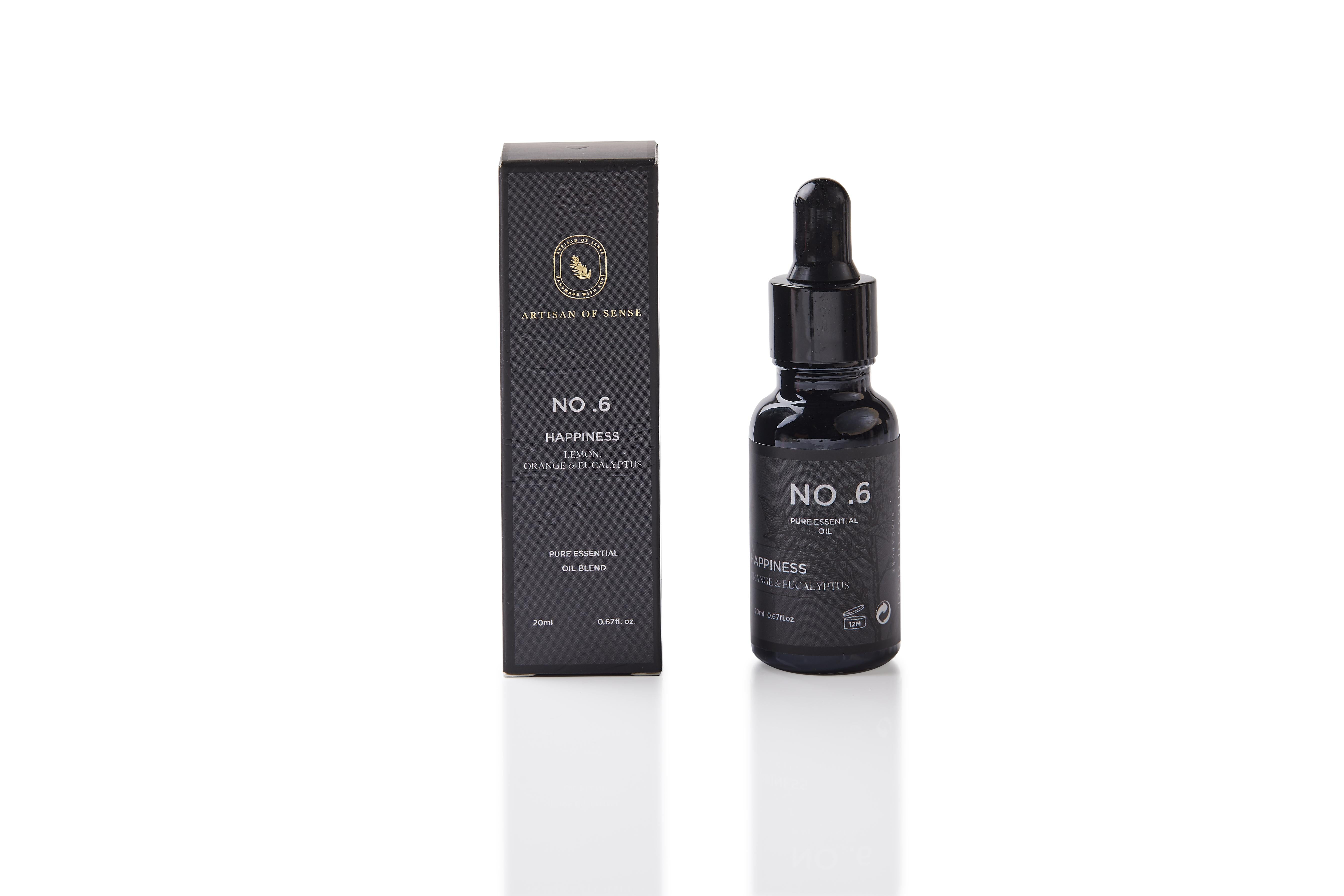 ARTISAN OF SENSE | No.6 Happiness Essential Oil Blend | Lemon Orange & Eucalyptus