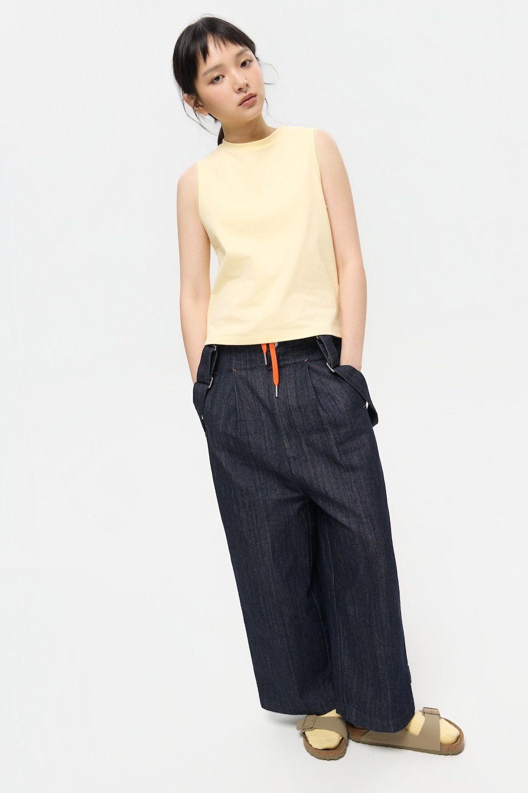 3EIGHTH | Barun Trousers in Slub Denim by Kaihara Japan