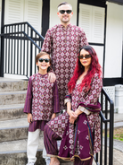 NIMBU | Tara Purple Men's Kurta Pajama Set in Muslin Cotton