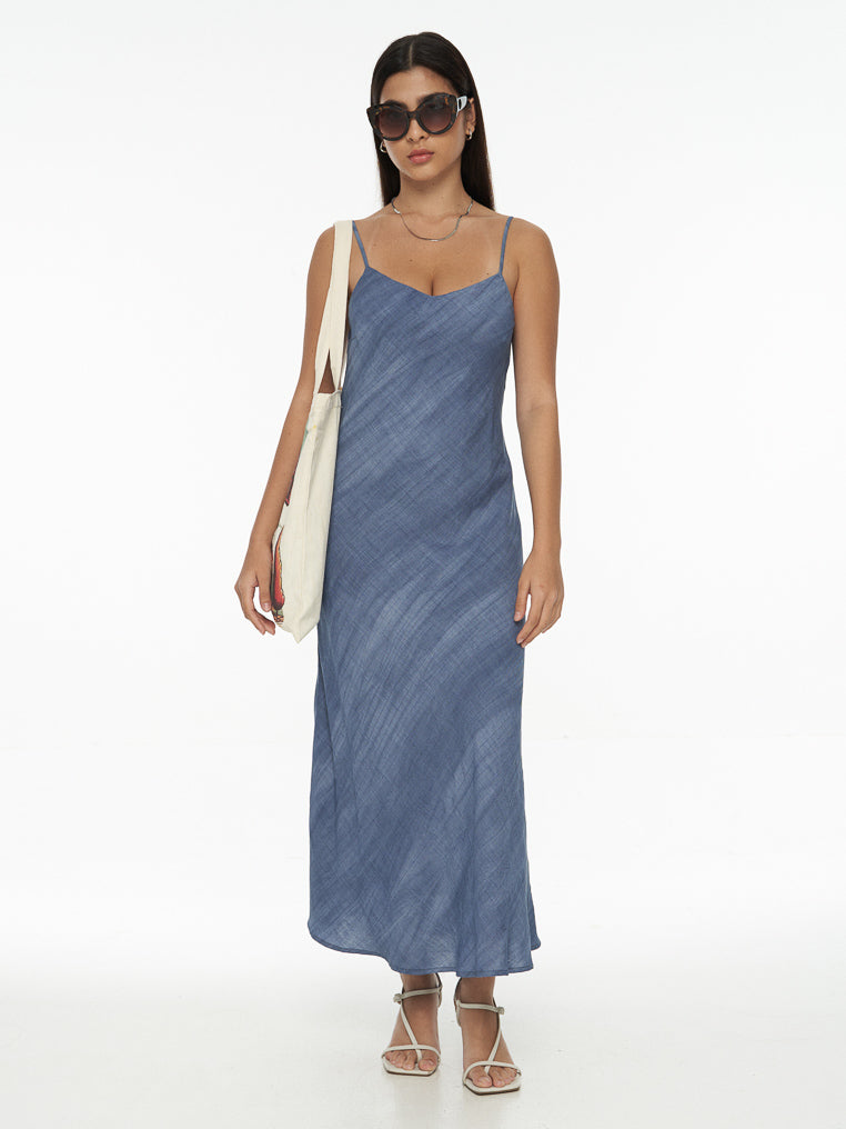 DRESSINGPAULA | Linen Slip Dress