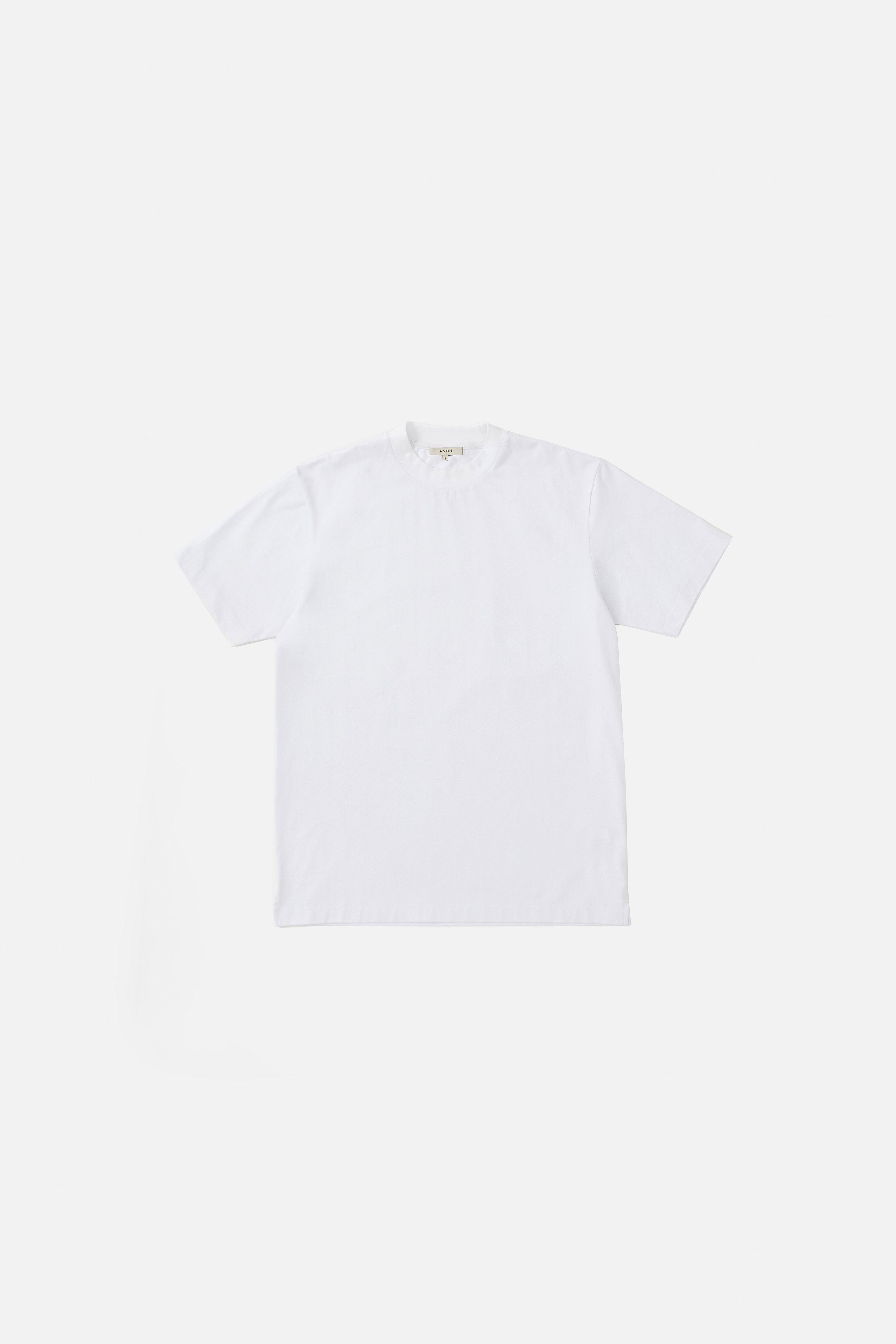 HOUSE OF ANON | Arlo Mock Neck Tee, Jersey