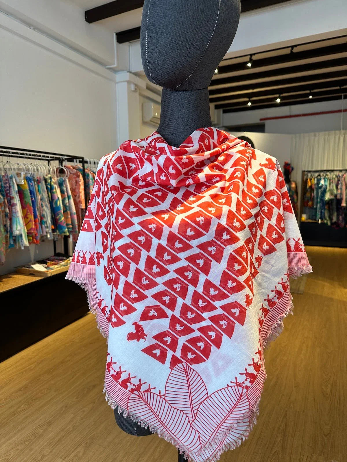 BINARY STYLE | Taste of Nostalgia 115x115cm Square Scarf