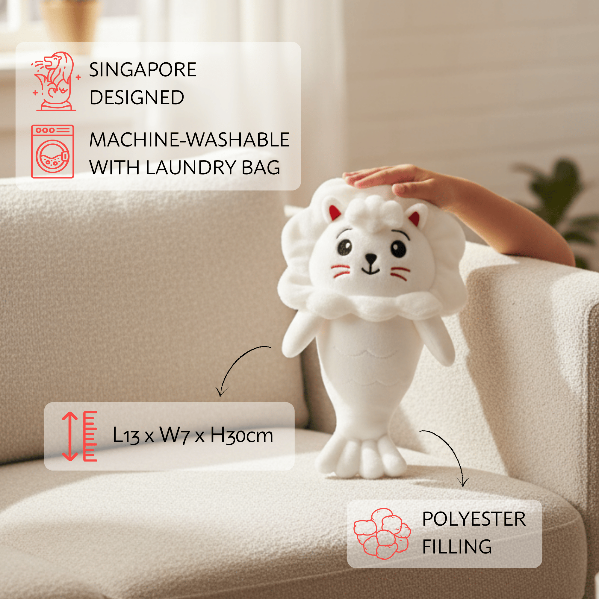 NOM | Nom Nom The Merlion Plush