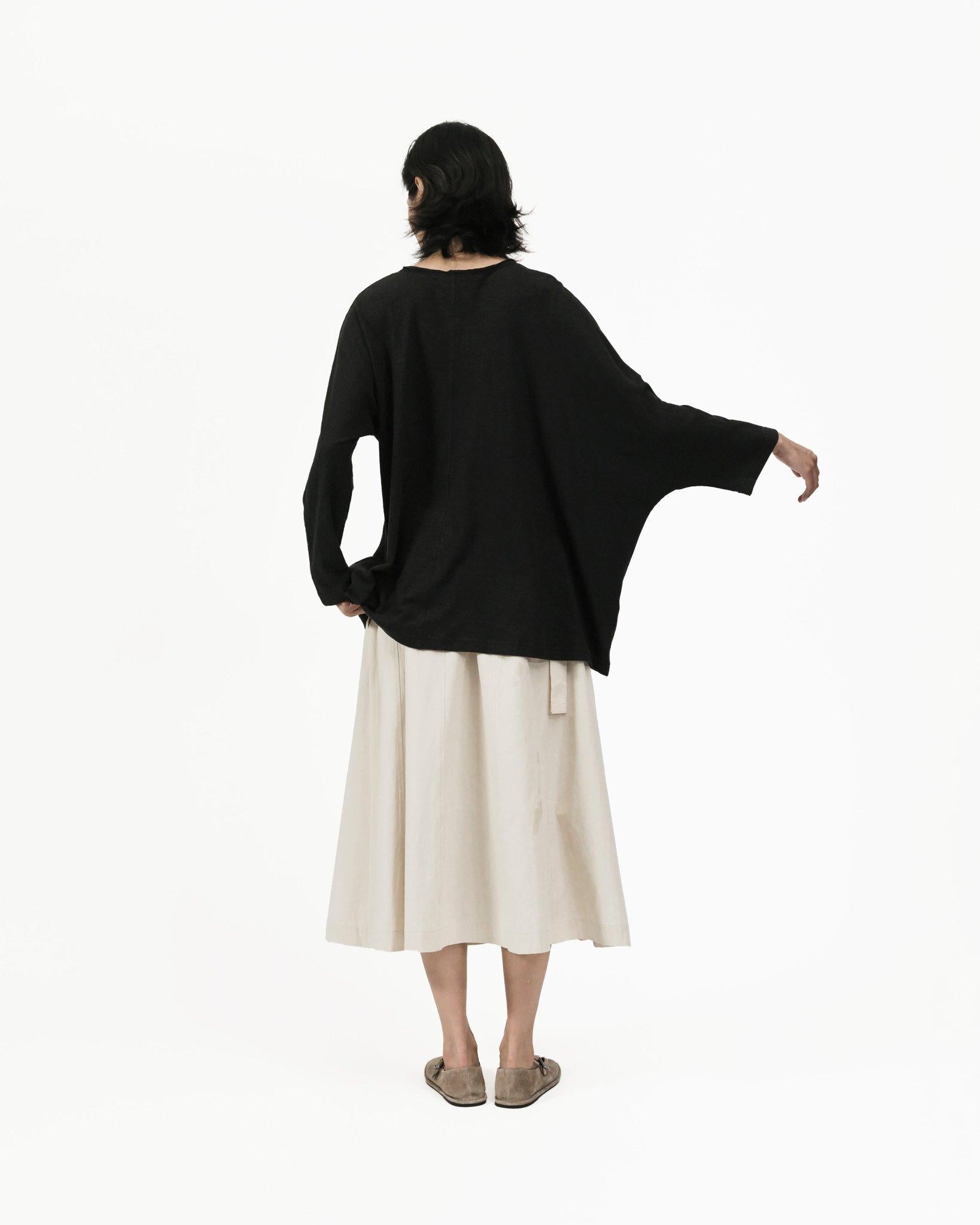 GRAYE | Offset Drape Pullover