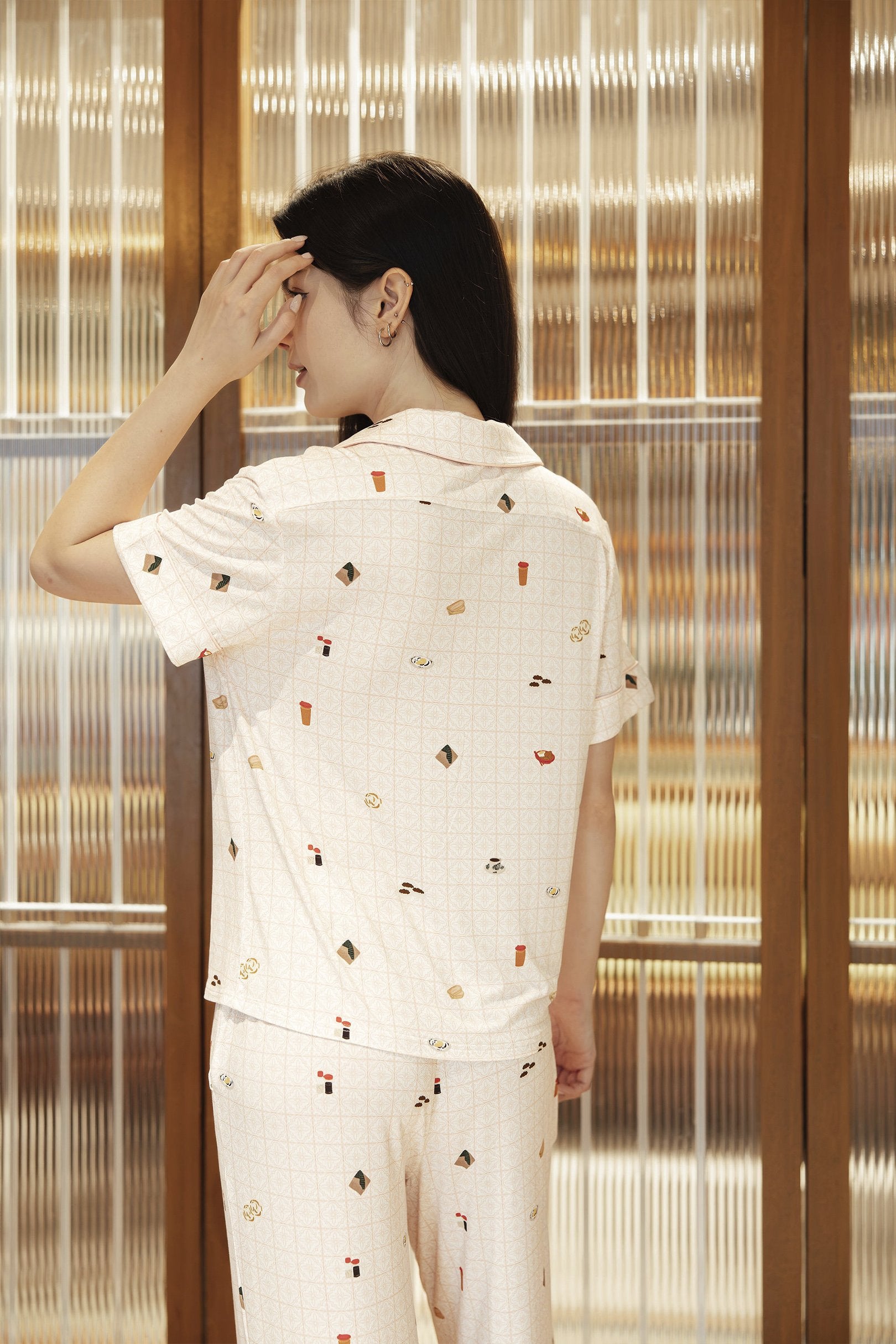 SELENIGHTCO | Signature Pants Set | Kopitiam Blush